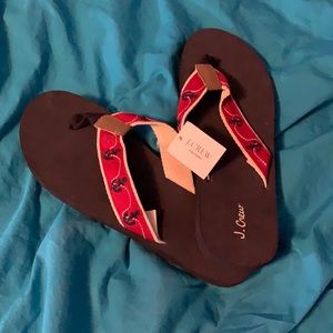 J. Crew Flip Flops NWT